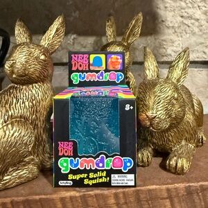 BLUE NeeDoh Gumdrop Super Solid Squish Toy